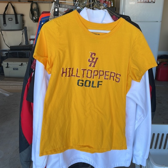 T shirt and 1/2 zip sweatshirt. - Picture 2 of 3